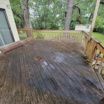 Exterior cleaning project by Good Boy Gutter Protection
