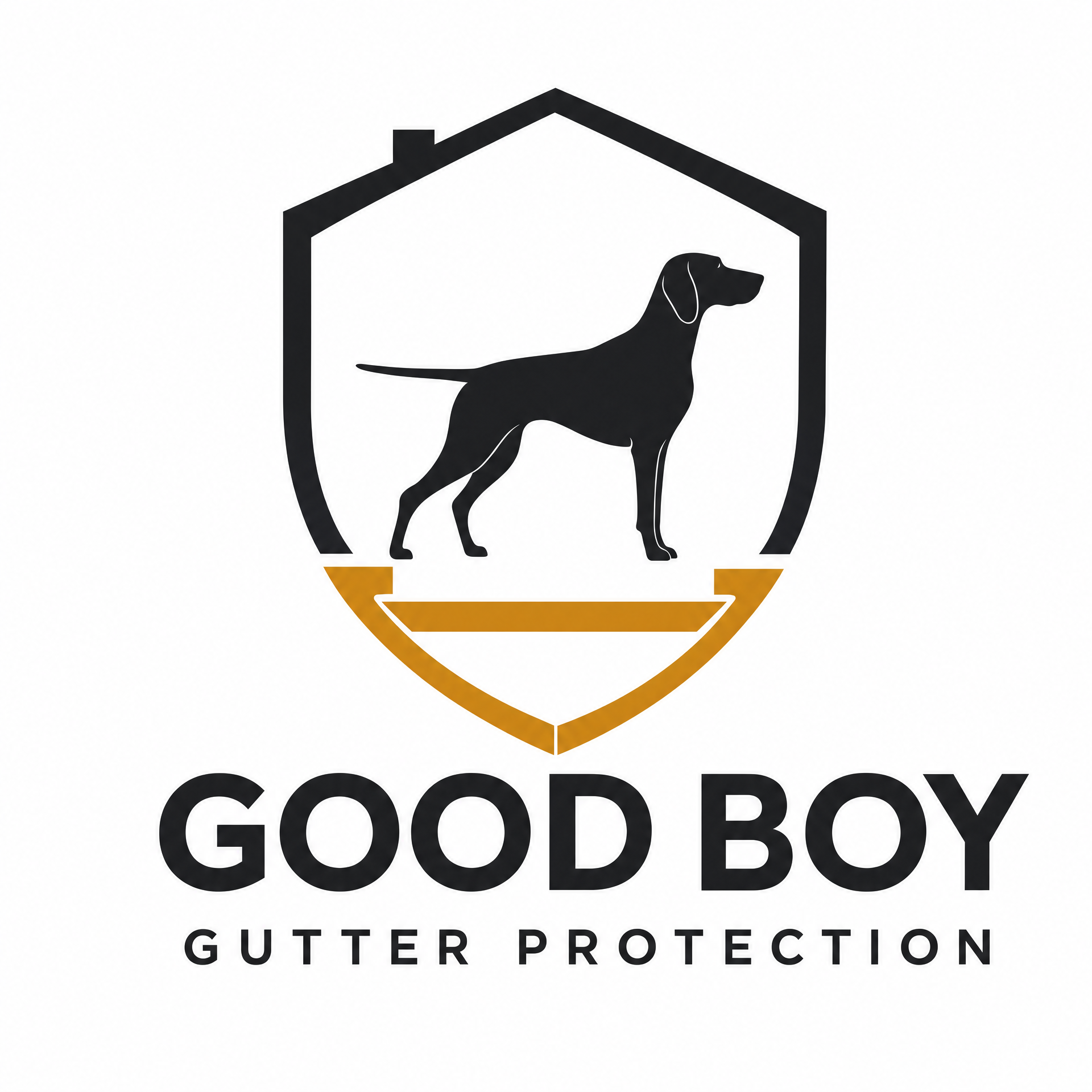 Good Boy Gutter Protection shield logo